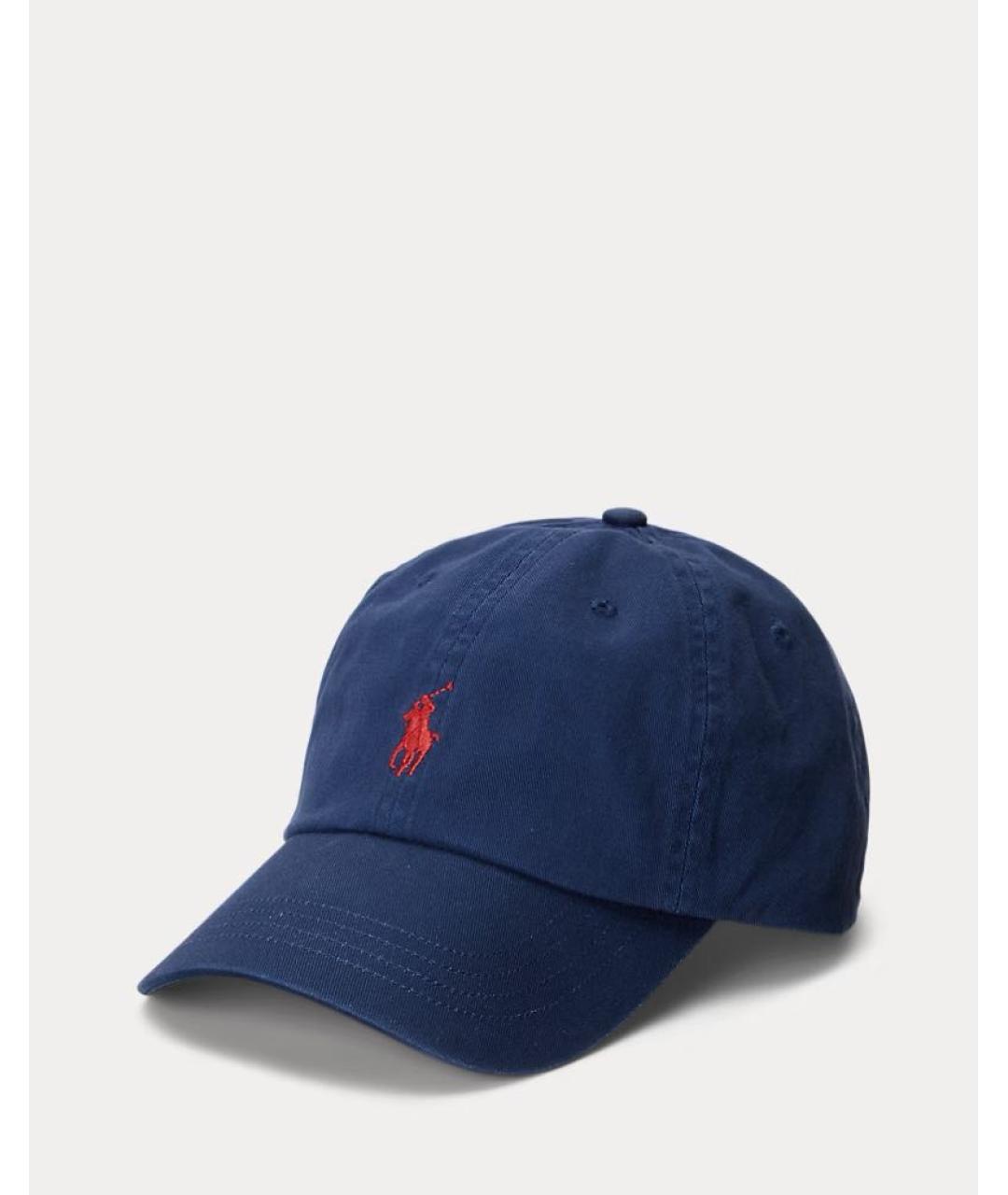 POLO RALPH LAUREN Темно-синяя хлопковая кепка, фото 9
