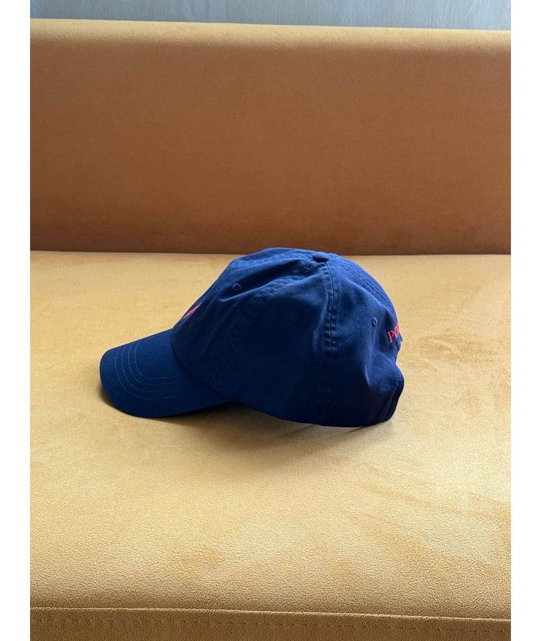 POLO RALPH LAUREN Темно-синяя хлопковая кепка, фото 3