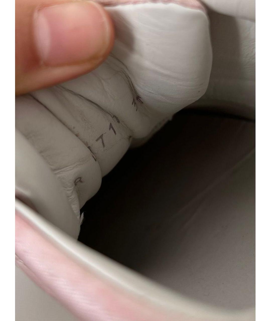 CHANEL Розовые текстильные кеды, фото 5