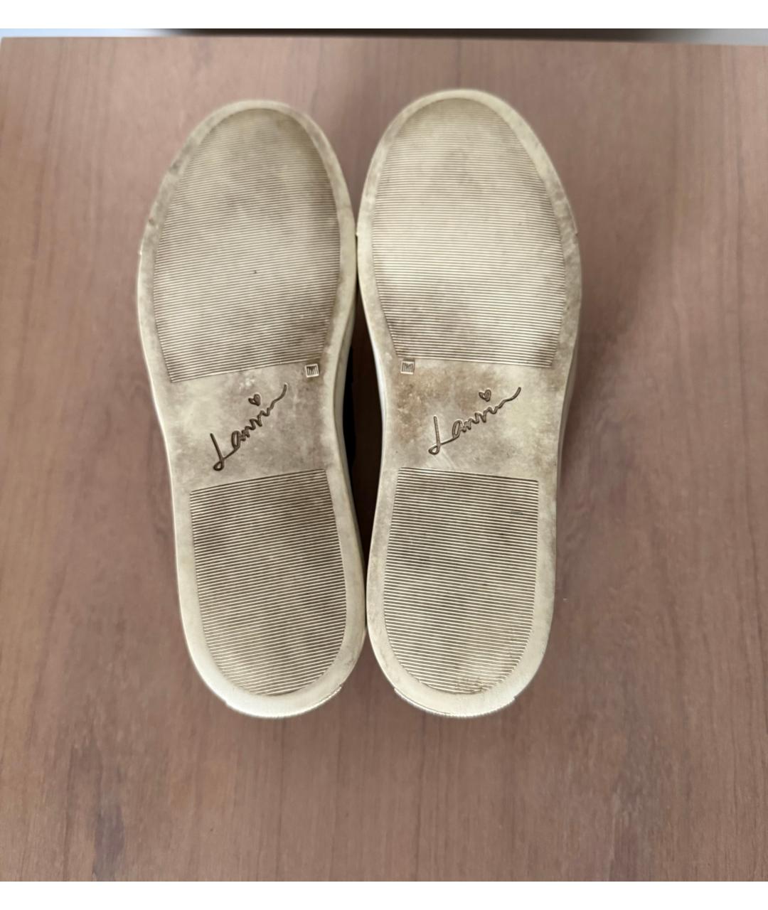 LANVIN Темно-синие кожаные лоферы, фото 5