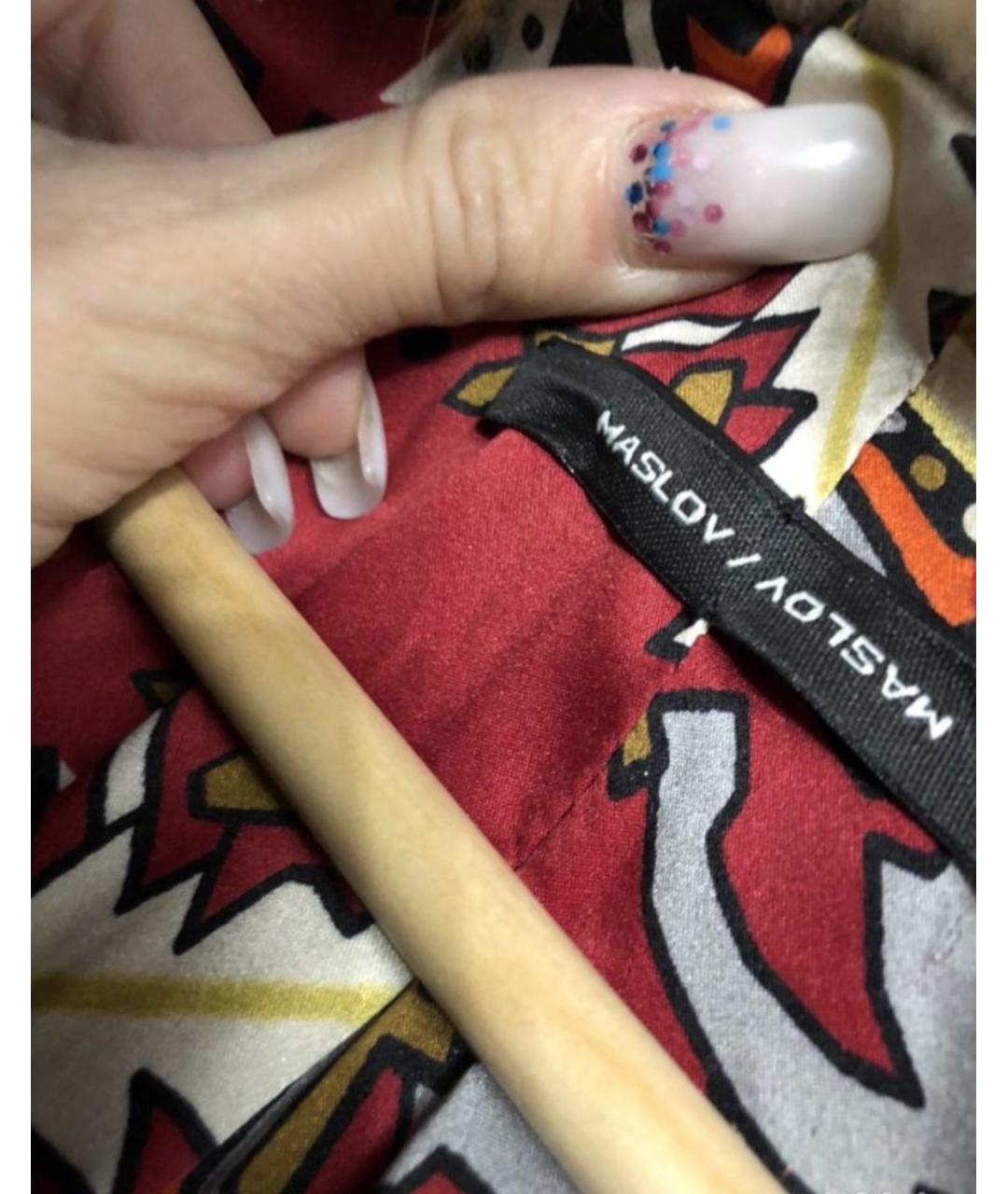 SLAVA MASLOV Коричневая меховая шуба, фото 3