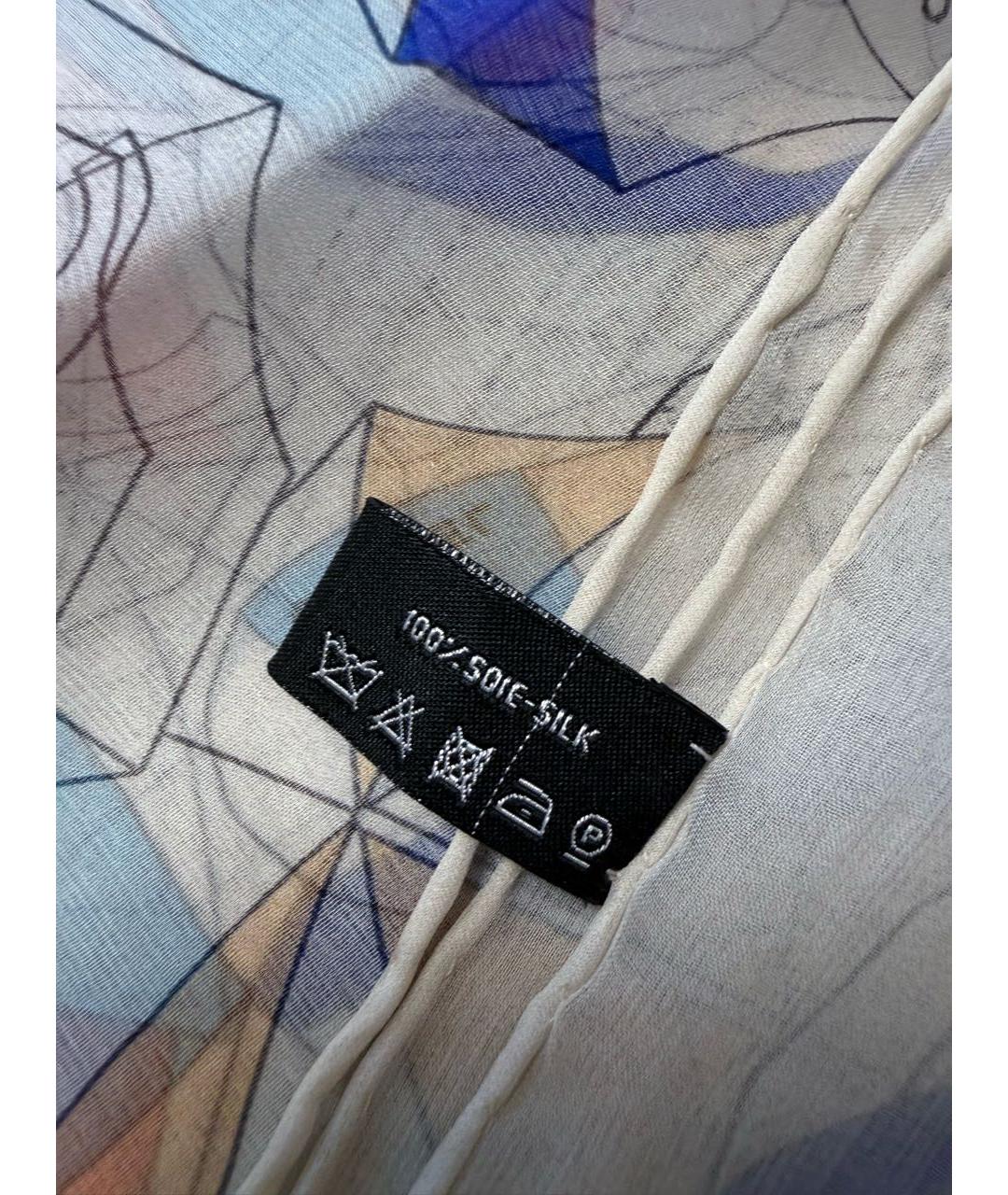 CHANEL Мульти шелковый шарф, фото 6