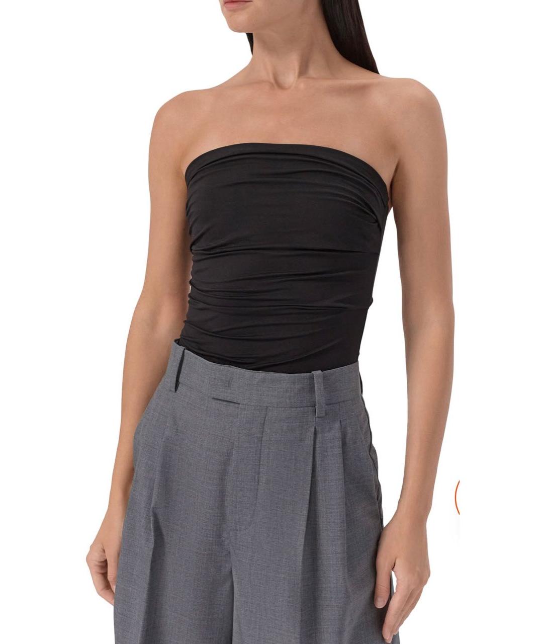 AGOLDE Черное полиамидовое боди, фото 3