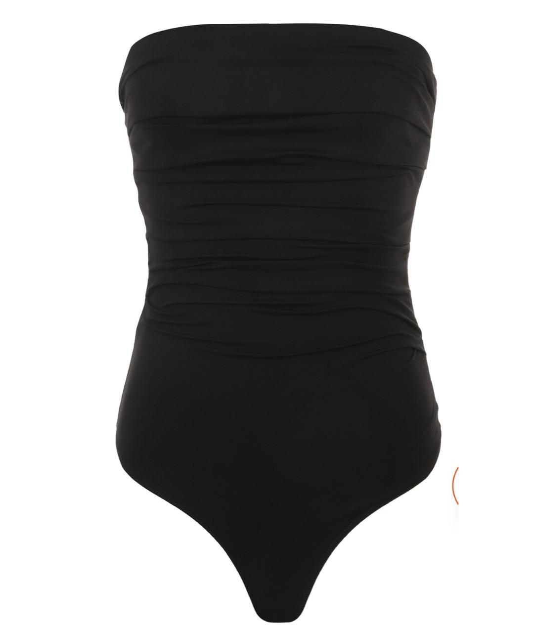 AGOLDE Черное полиамидовое боди, фото 1