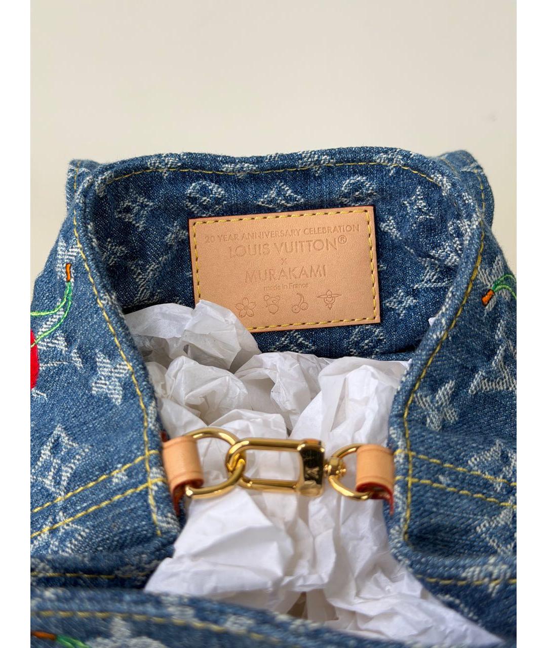 LOUIS VUITTON Синий рюкзак, фото 4