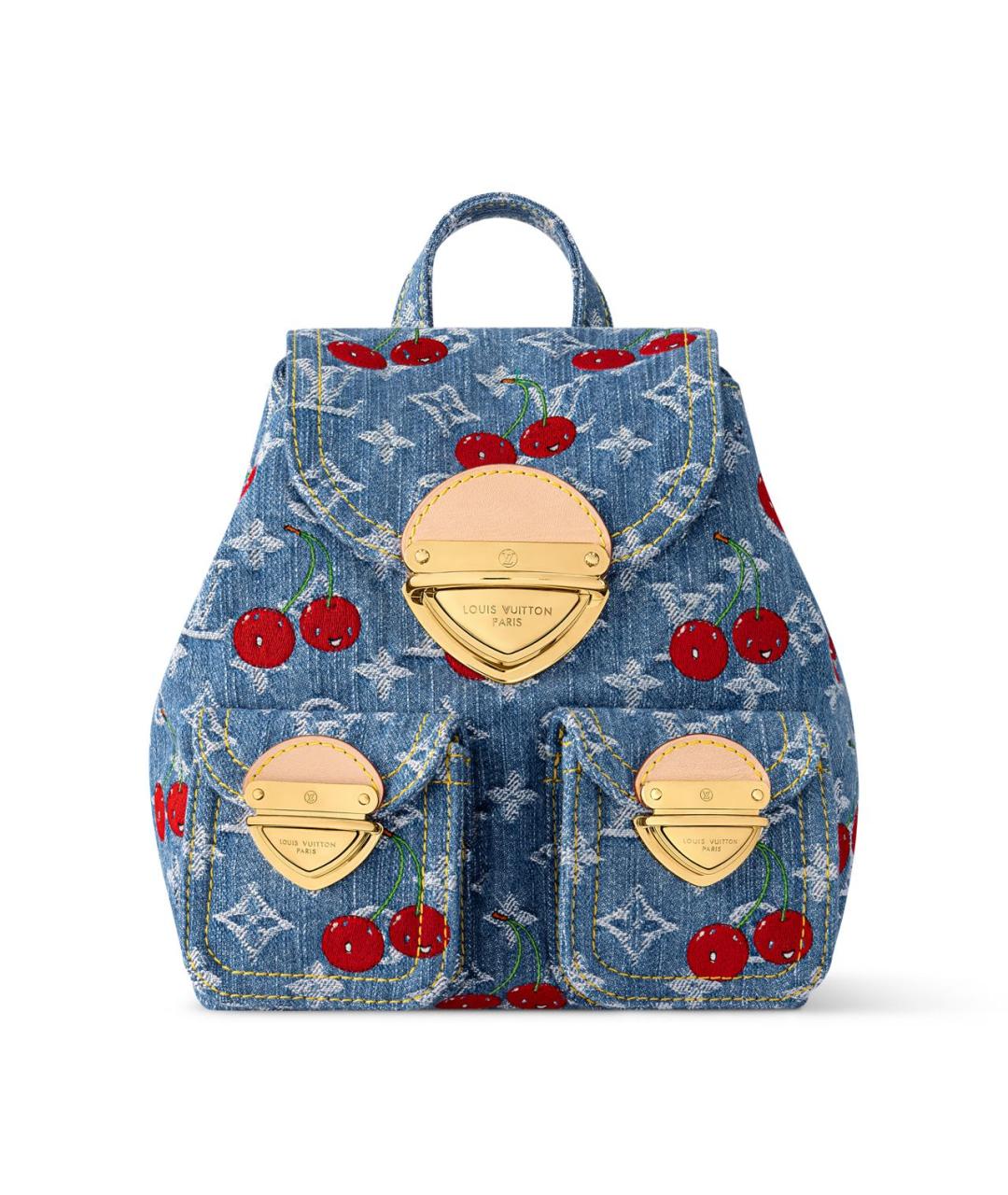 LOUIS VUITTON Синий рюкзак, фото 6