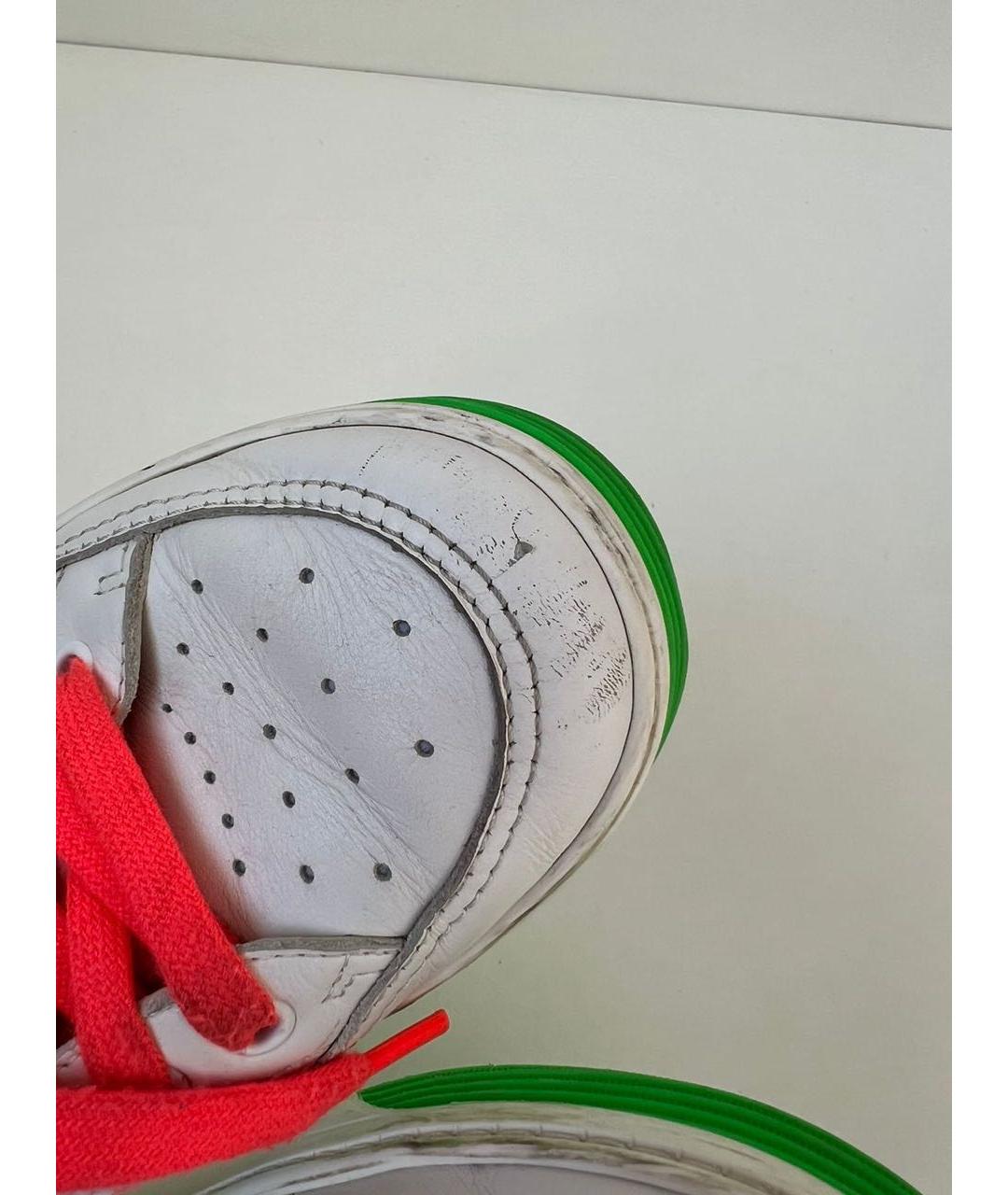 CHANEL Белые кожаные кеды, фото 7