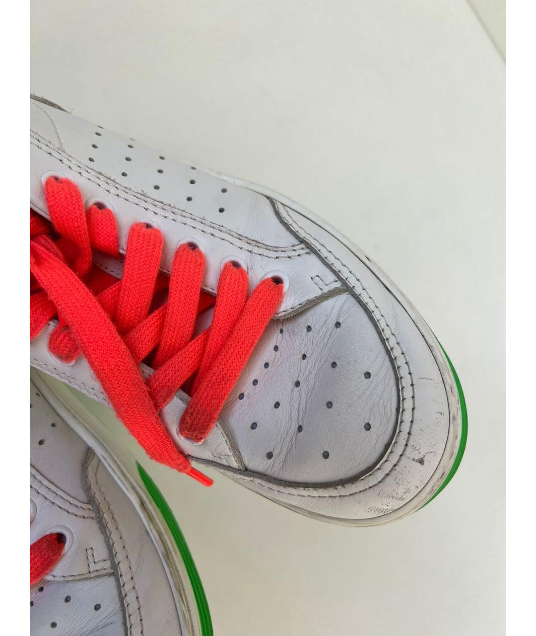 CHANEL Белые кожаные кеды, фото 8