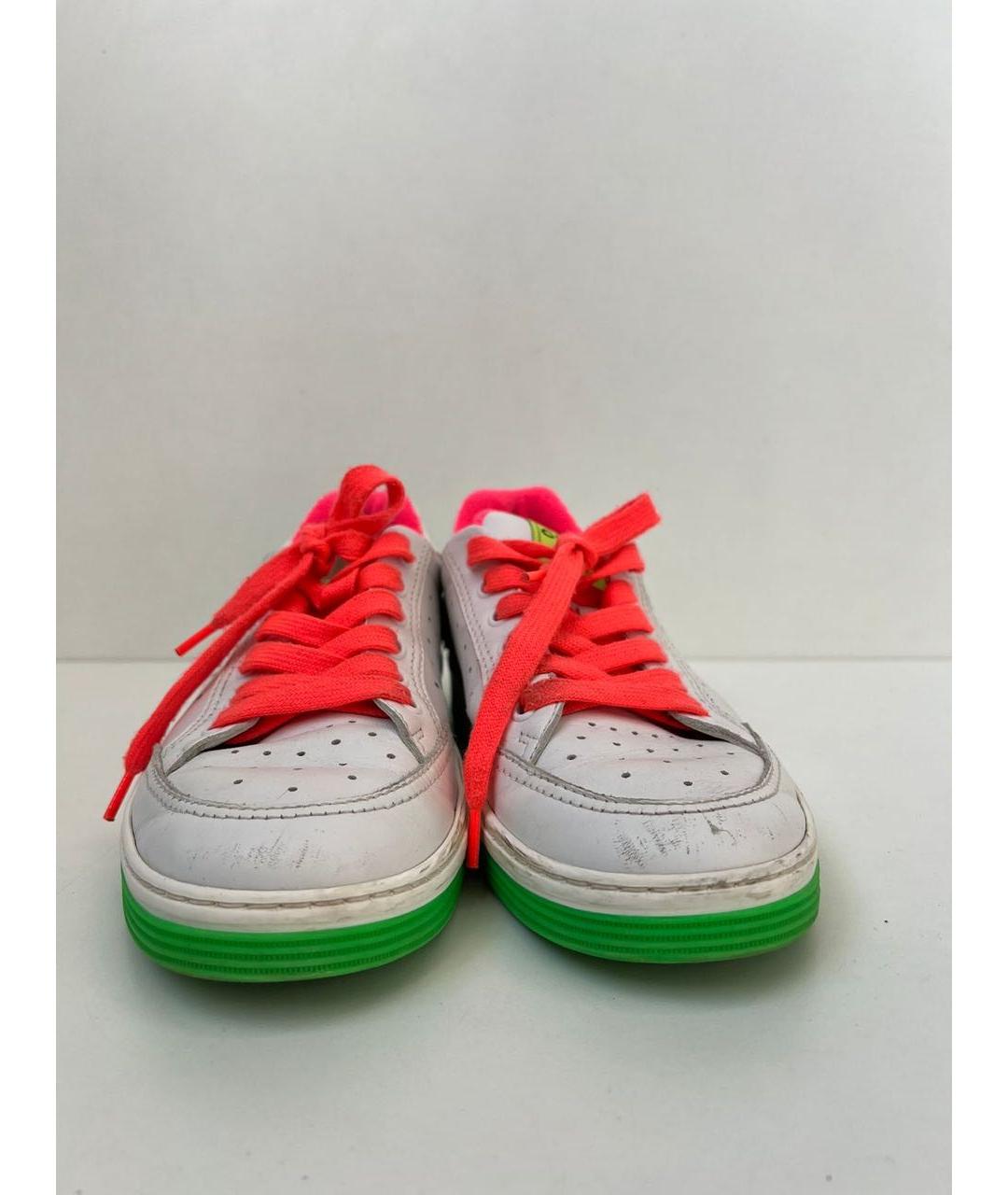 CHANEL Белые кожаные кеды, фото 2