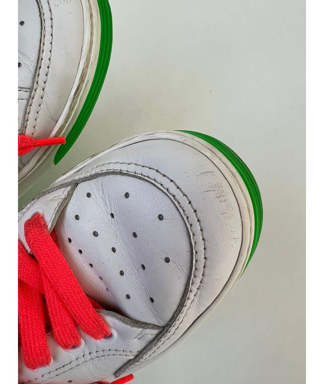 CHANEL Белые кожаные кеды, фото 6