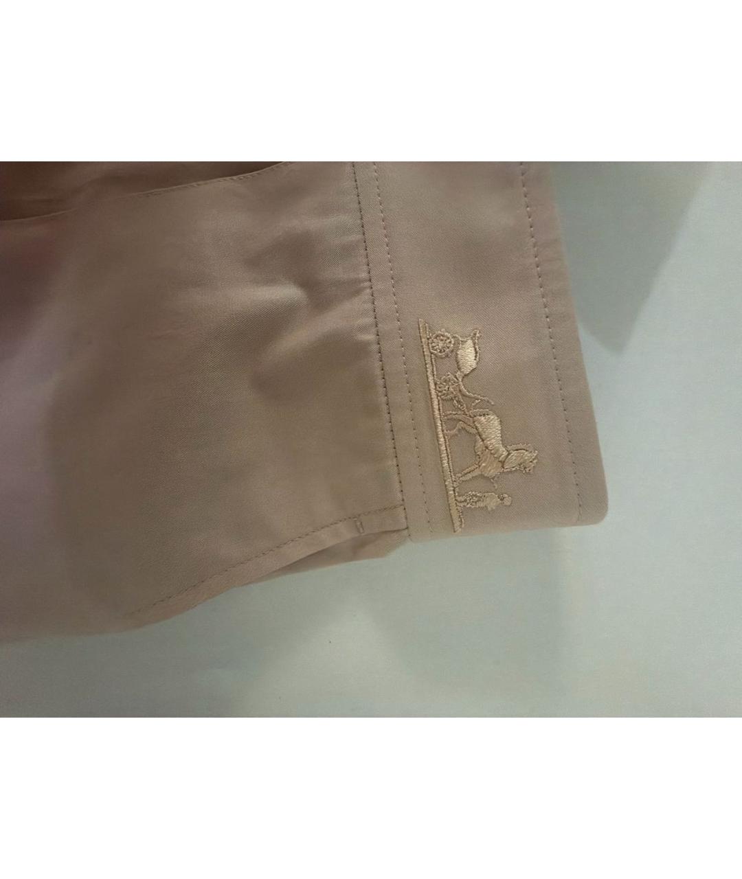 HERMES Розовые хлопковые кюлоты, фото 4