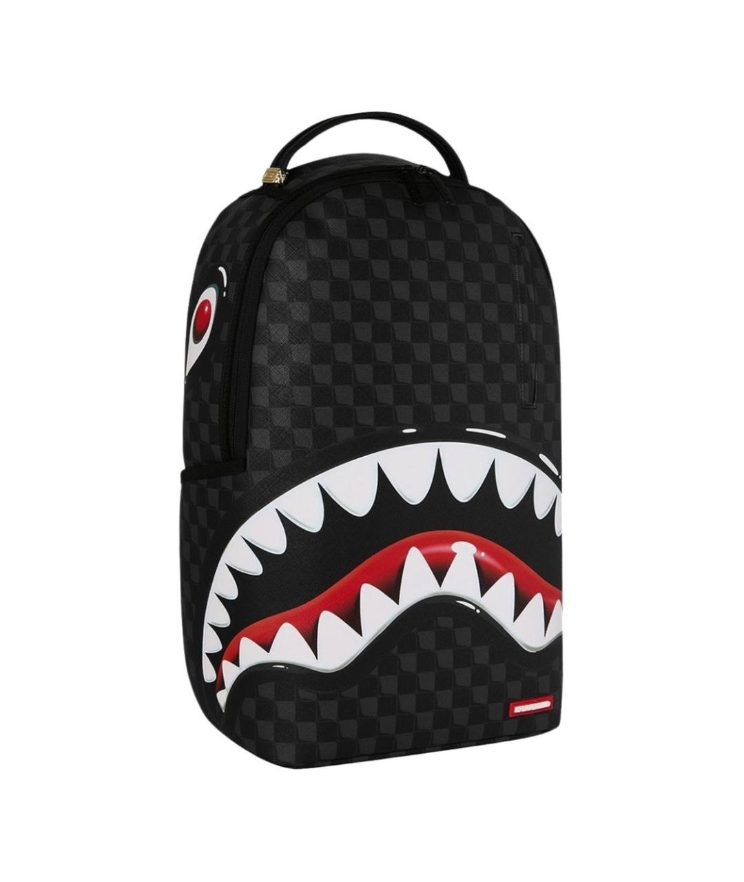 SPRAYGROUND Черный кожаный рюкзак, фото 4