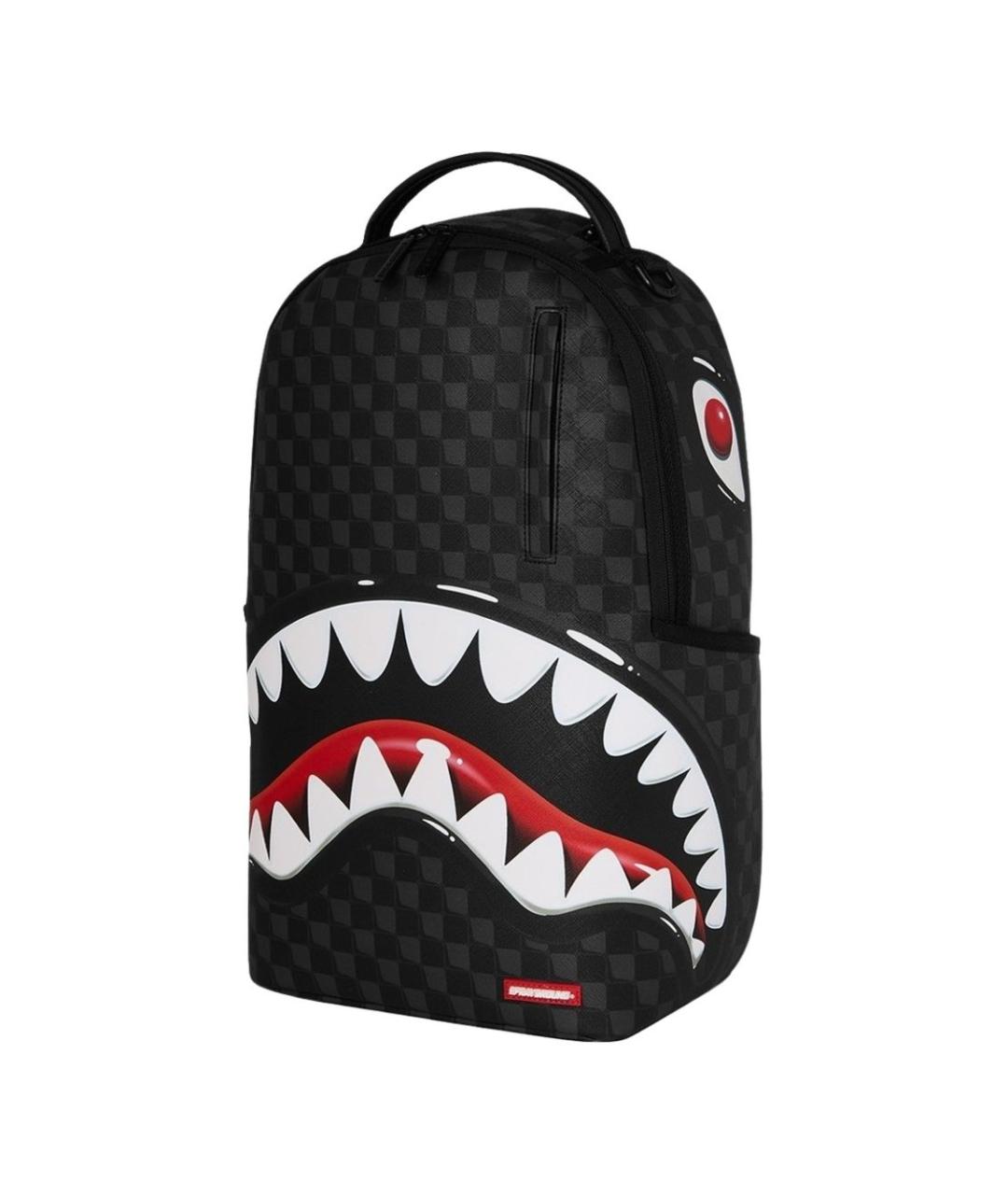 SPRAYGROUND Черный кожаный рюкзак, фото 2