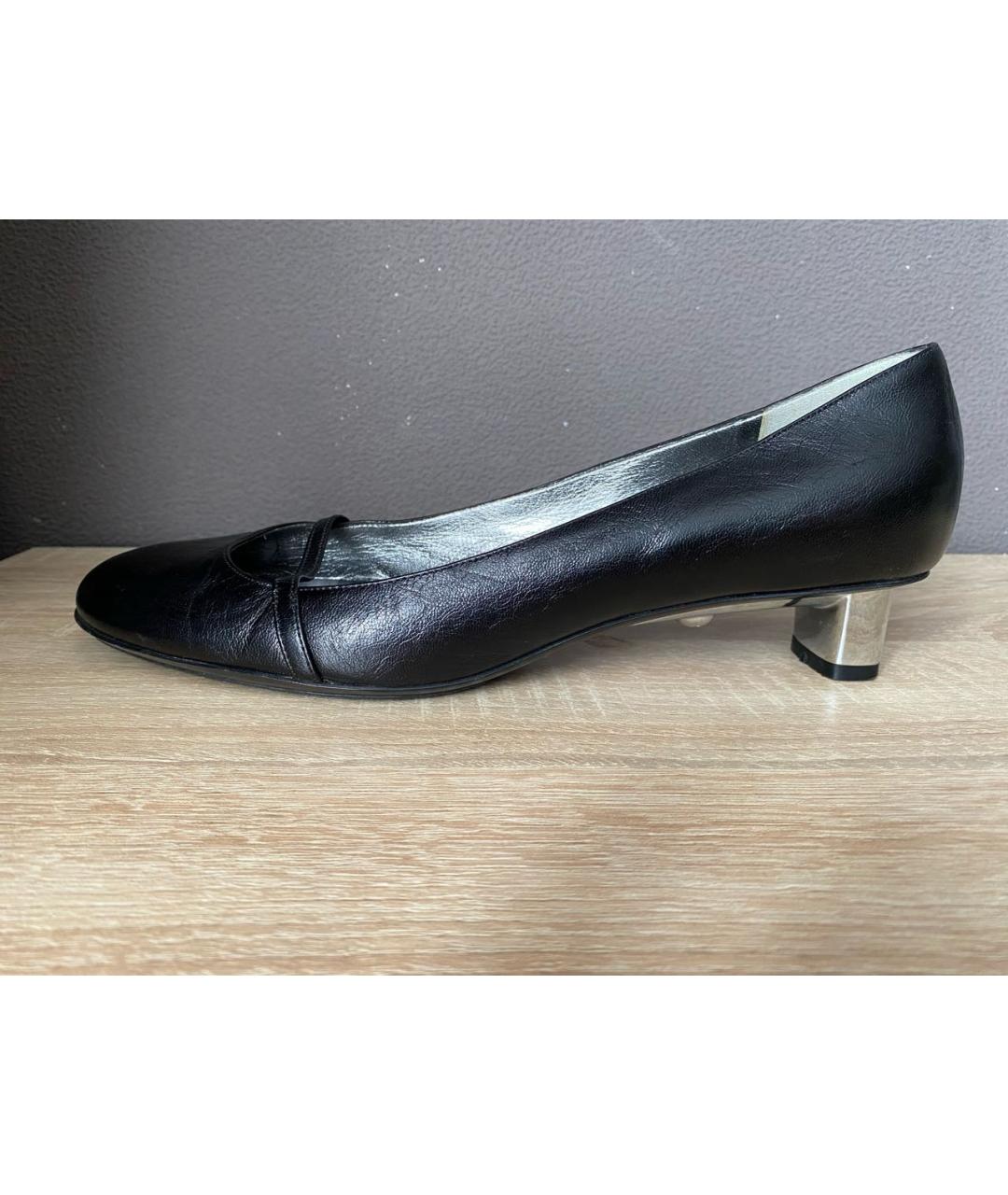 BALLY Черные кожаные туфли, фото 7
