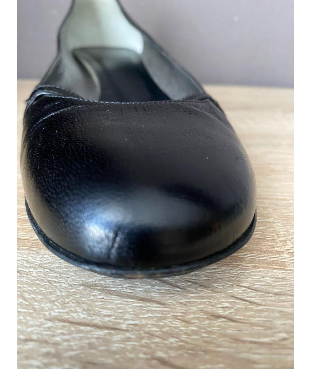 BALLY Черные кожаные туфли, фото 5