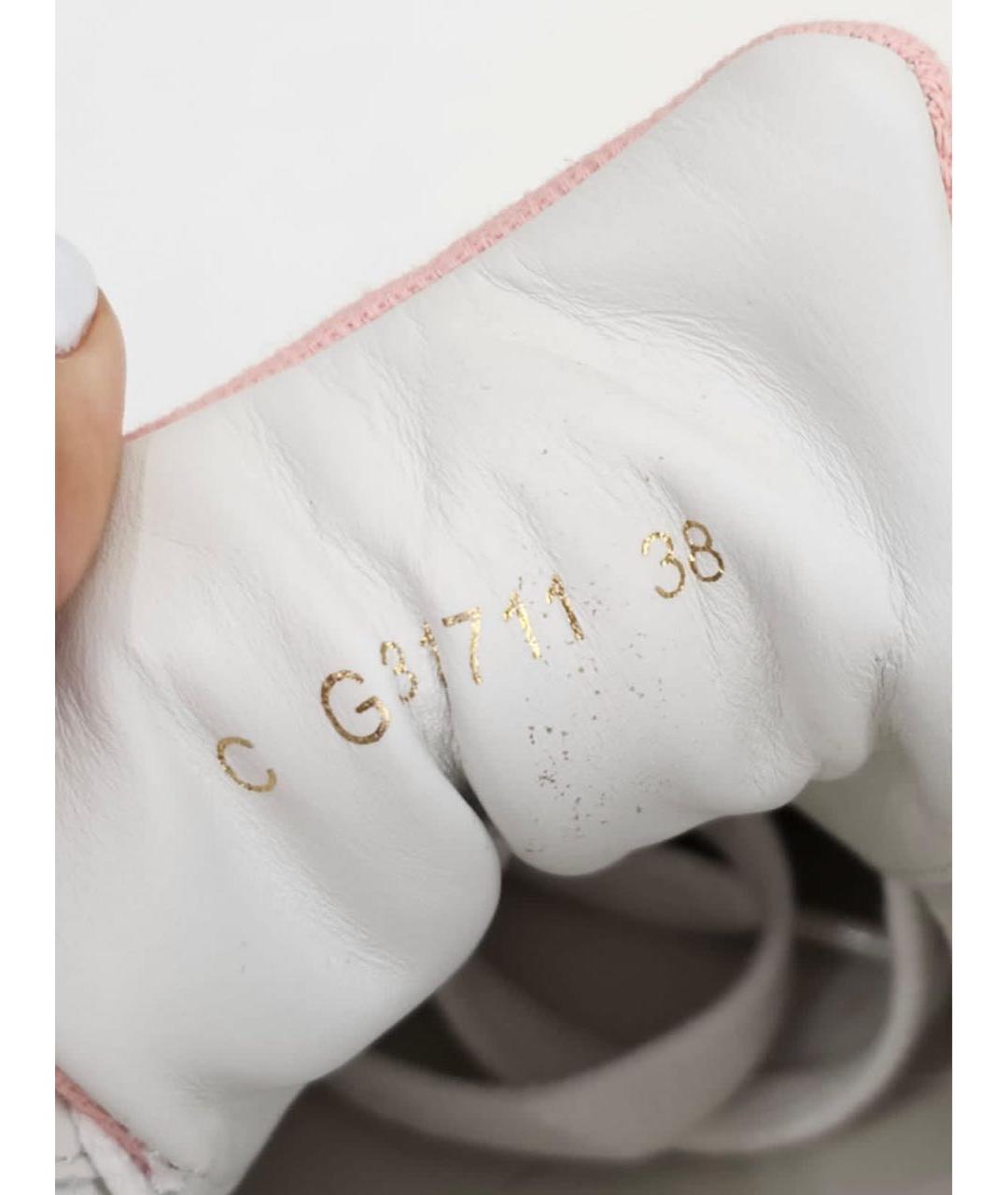 CHANEL Розовые текстильные кеды, фото 6