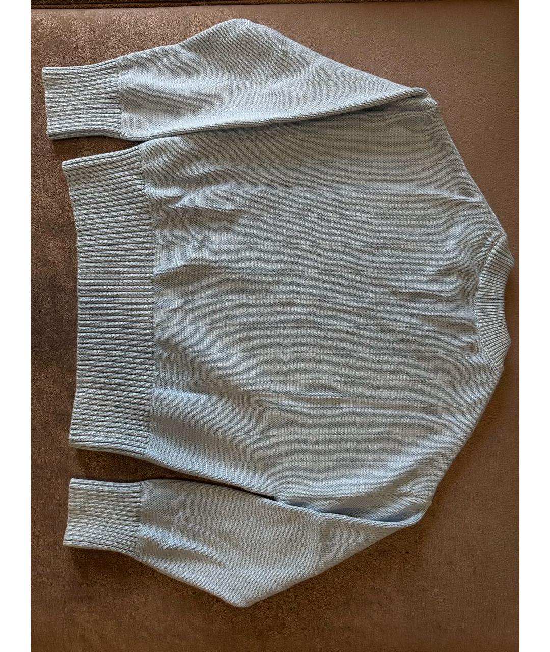 Ami Paris Голубой хлопковый джемпер / свитер, фото 3