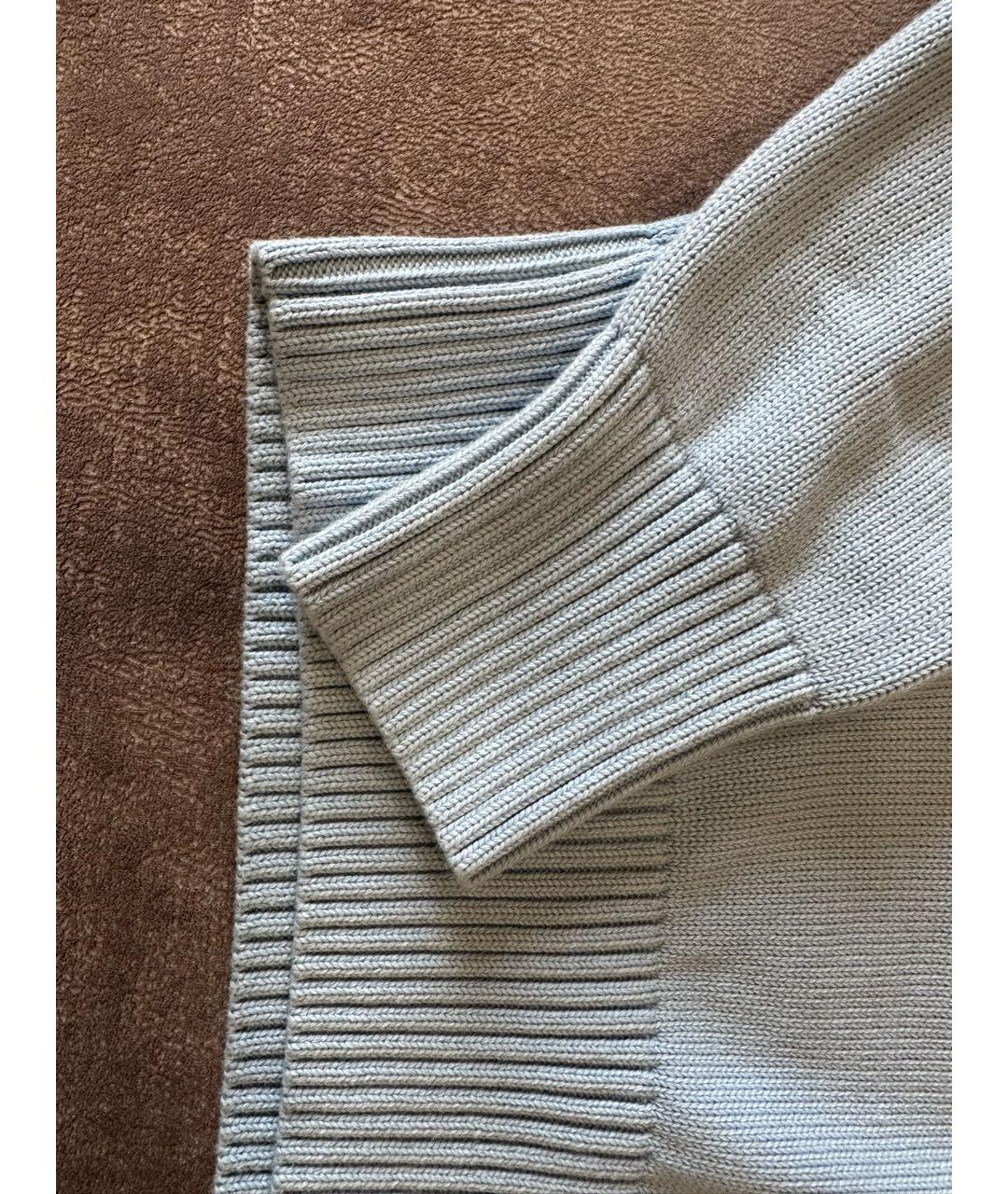 Ami Paris Голубой хлопковый джемпер / свитер, фото 6