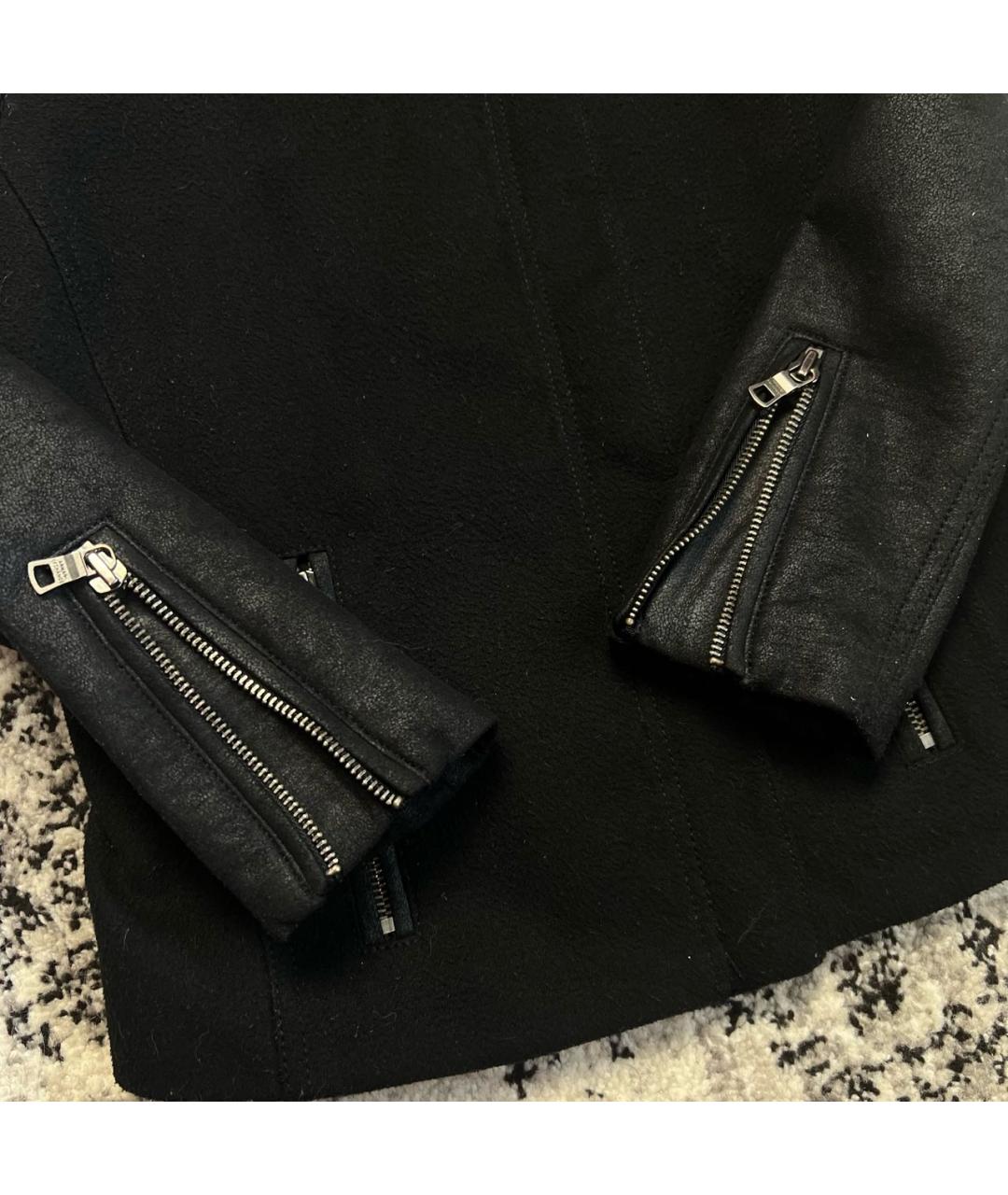 ARMANI EXCHANGE Черное пальто, фото 4