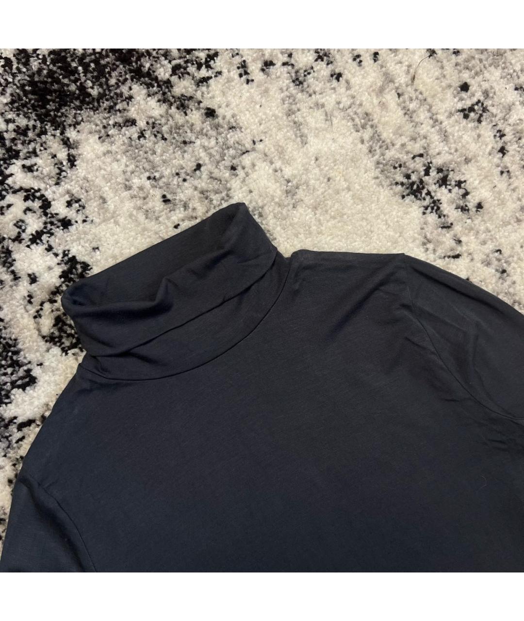 DRIES VAN NOTEN Антрацитовая водолазка, фото 2