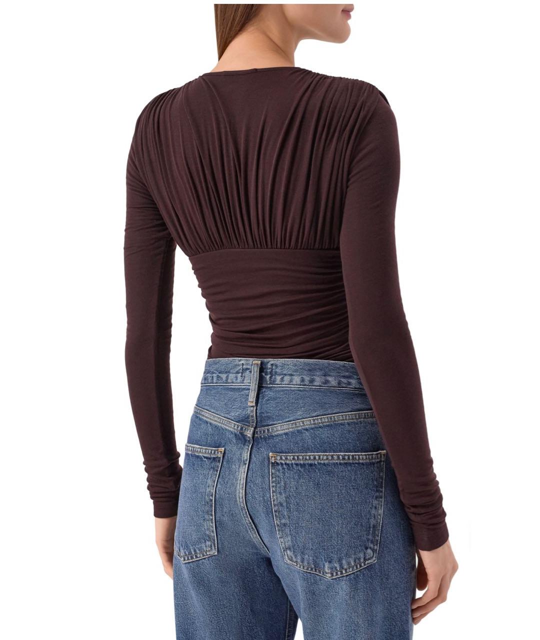 AGOLDE Коричневое боди, фото 2