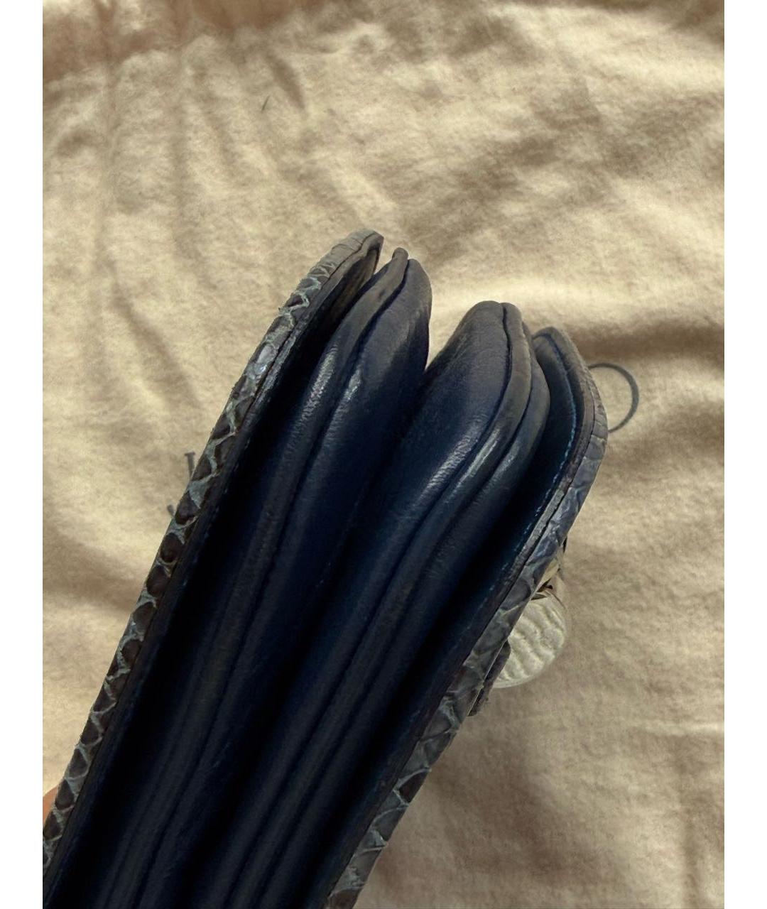 JIMMY CHOO Синяя кожаная сумка через плечо, фото 3