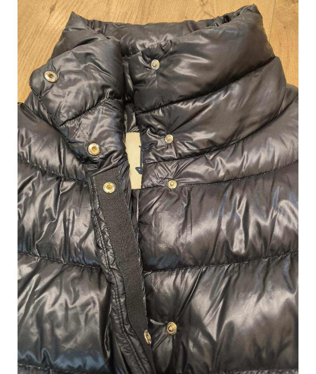 HERNO Черный полиамидовый пуховик, фото 5
