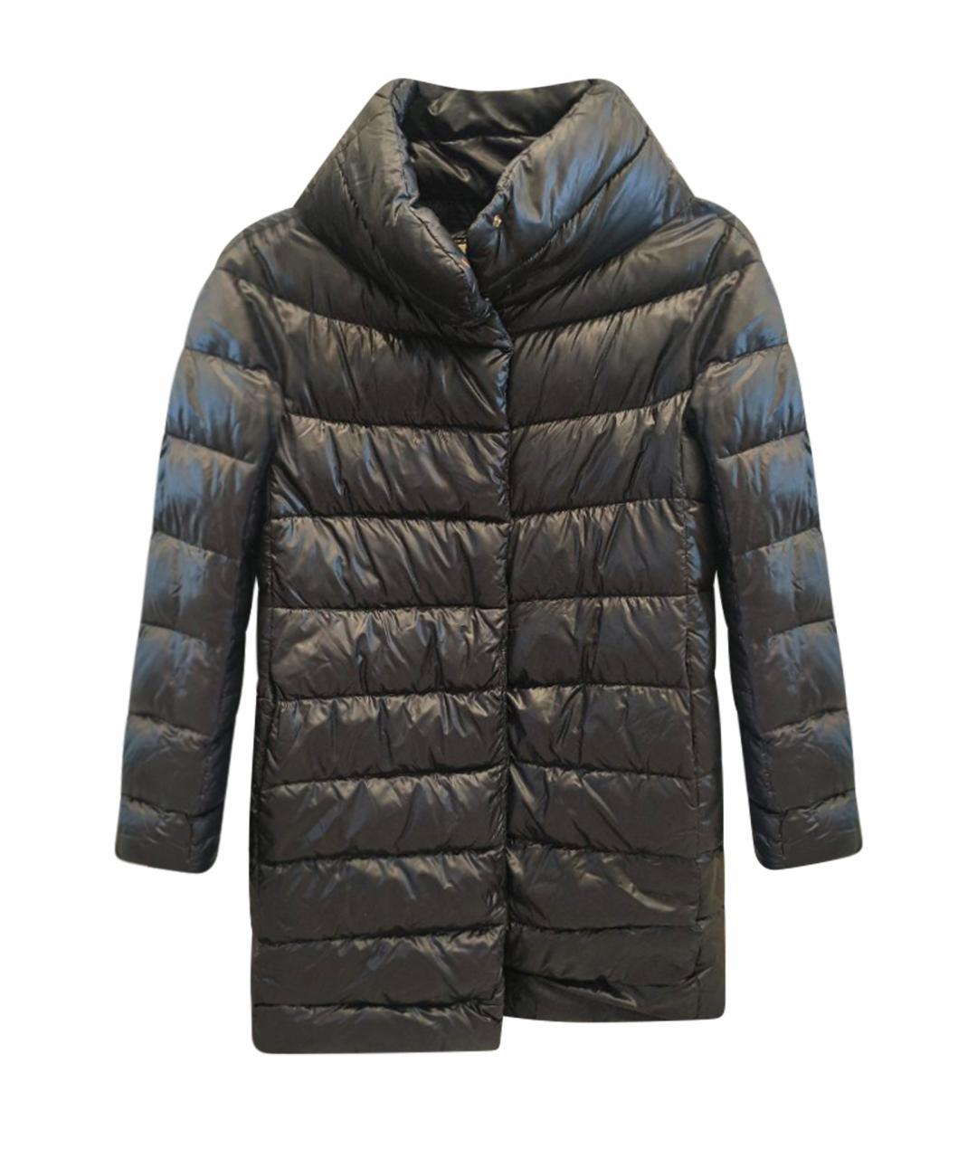 HERNO Черный полиамидовый пуховик, фото 1