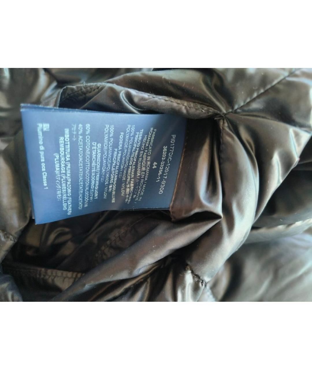 HERNO Черный полиамидовый пуховик, фото 2