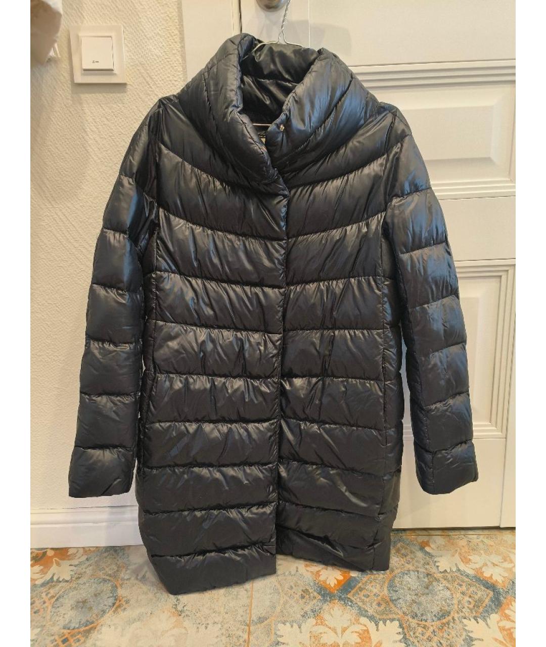HERNO Черный полиамидовый пуховик, фото 10