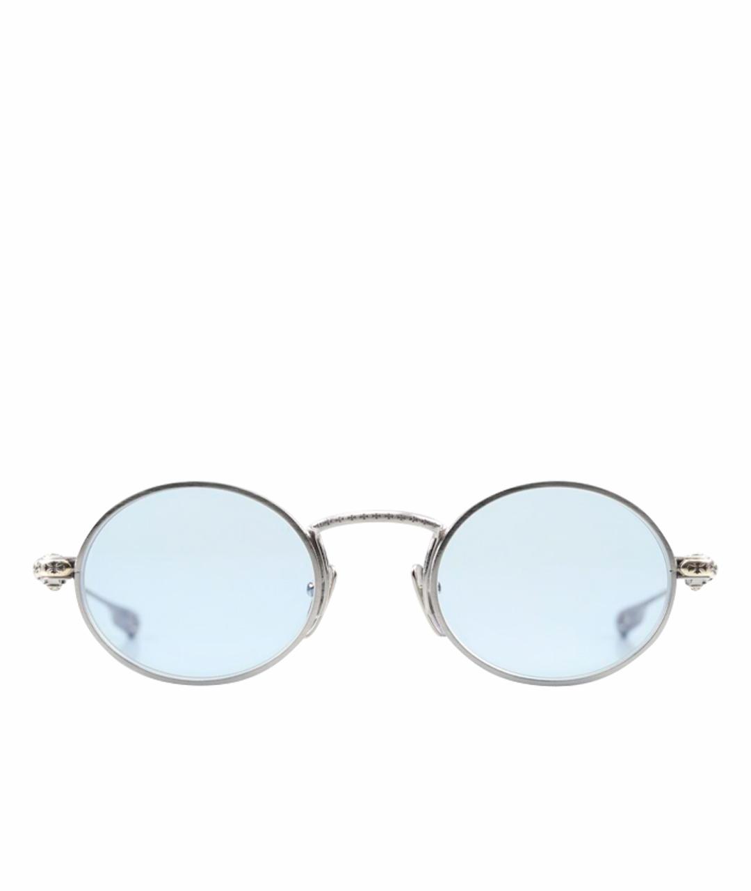 CHROME HEARTS Серебряные металлические солнцезащитные очки, фото 8