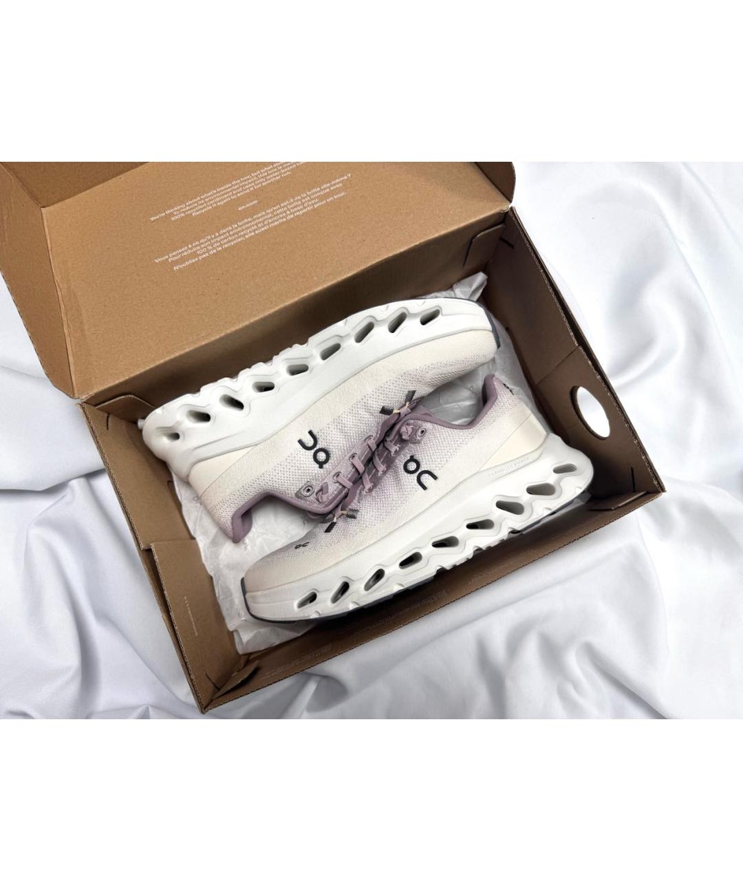 ON Розовые текстильные кроссовки, фото 2