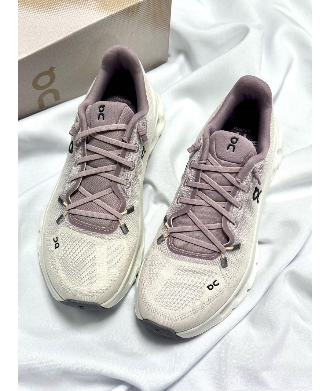 ON Розовые текстильные кроссовки, фото 4