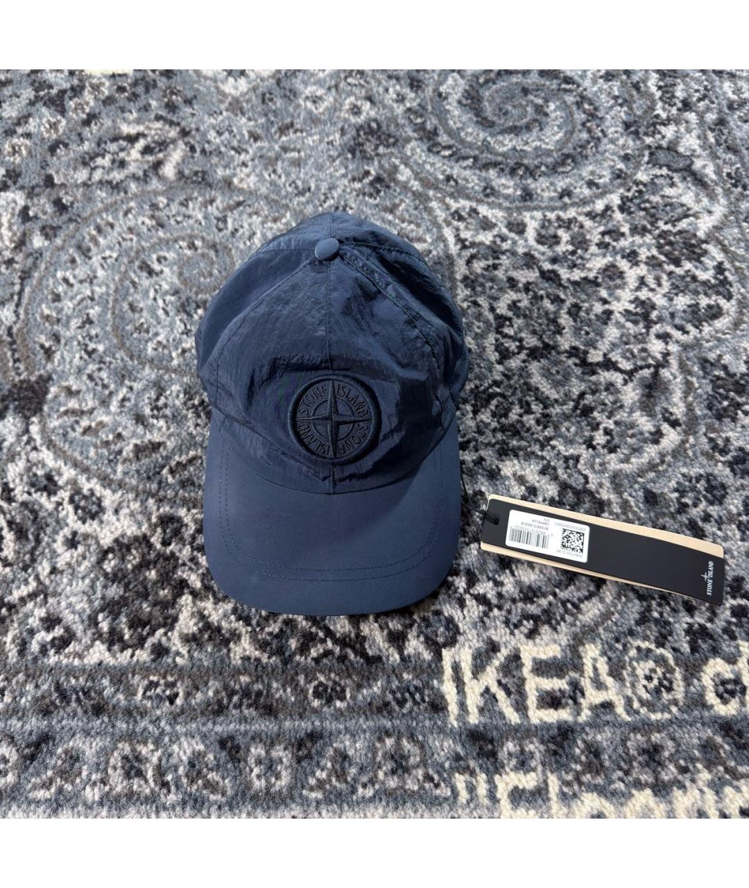 STONE ISLAND Синяя кепка/бейсболка, фото 2