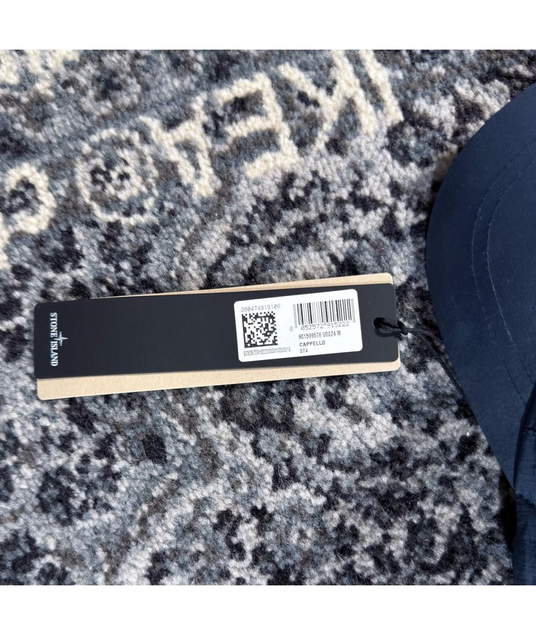 STONE ISLAND Синяя кепка/бейсболка, фото 5