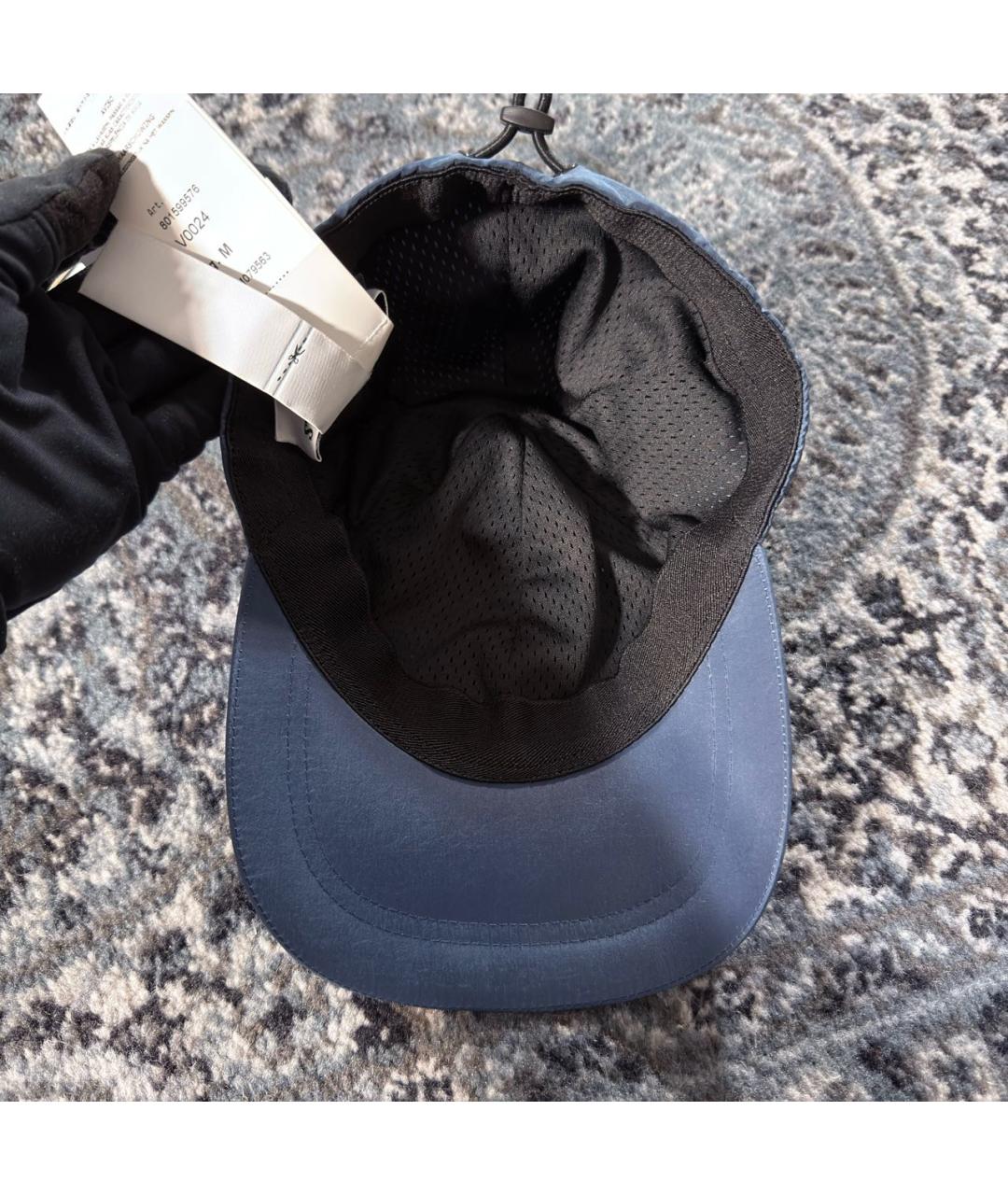 STONE ISLAND Синяя кепка/бейсболка, фото 3