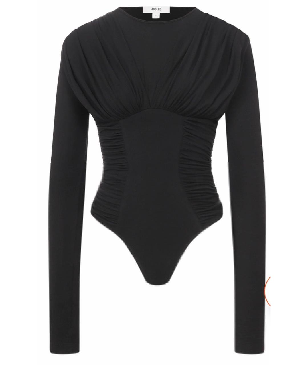AGOLDE Черное боди, фото 1