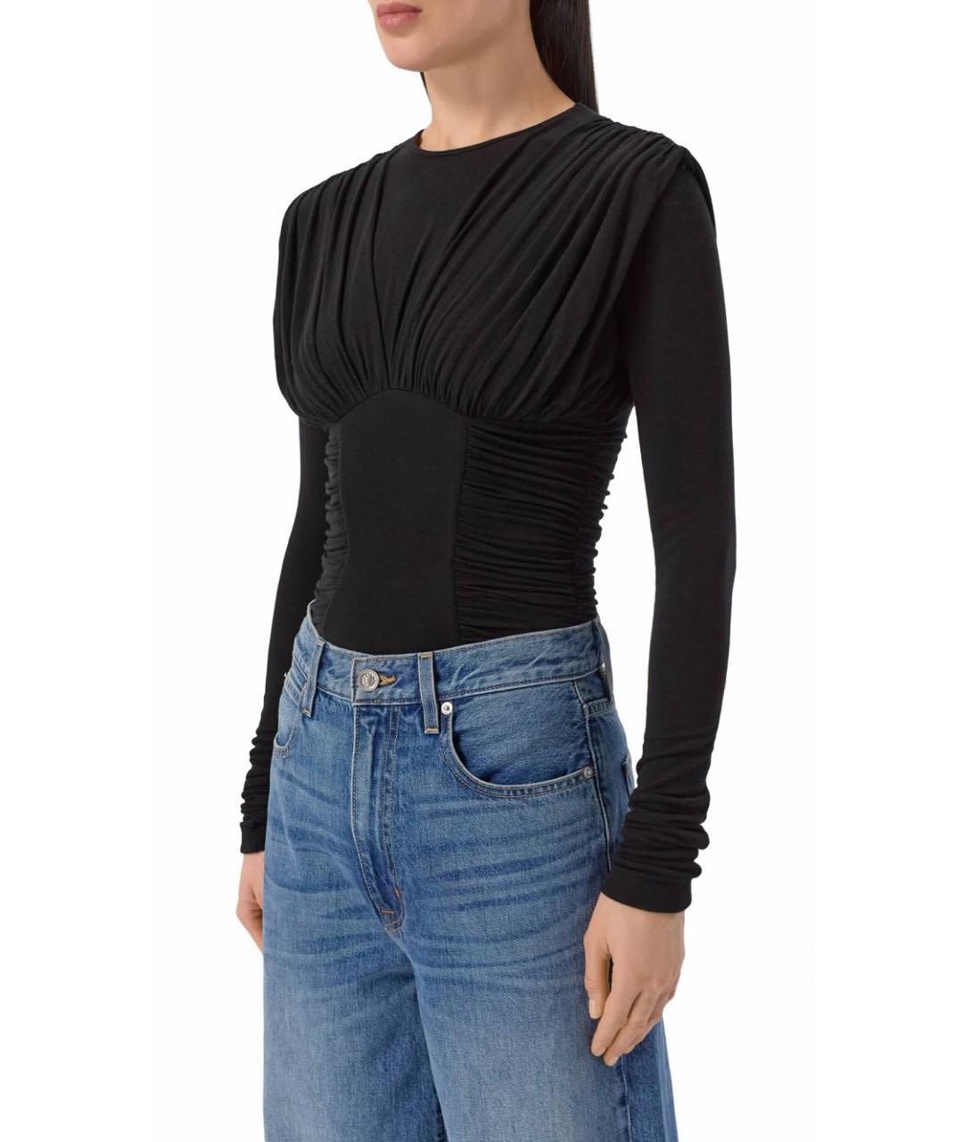 AGOLDE Черное боди, фото 3