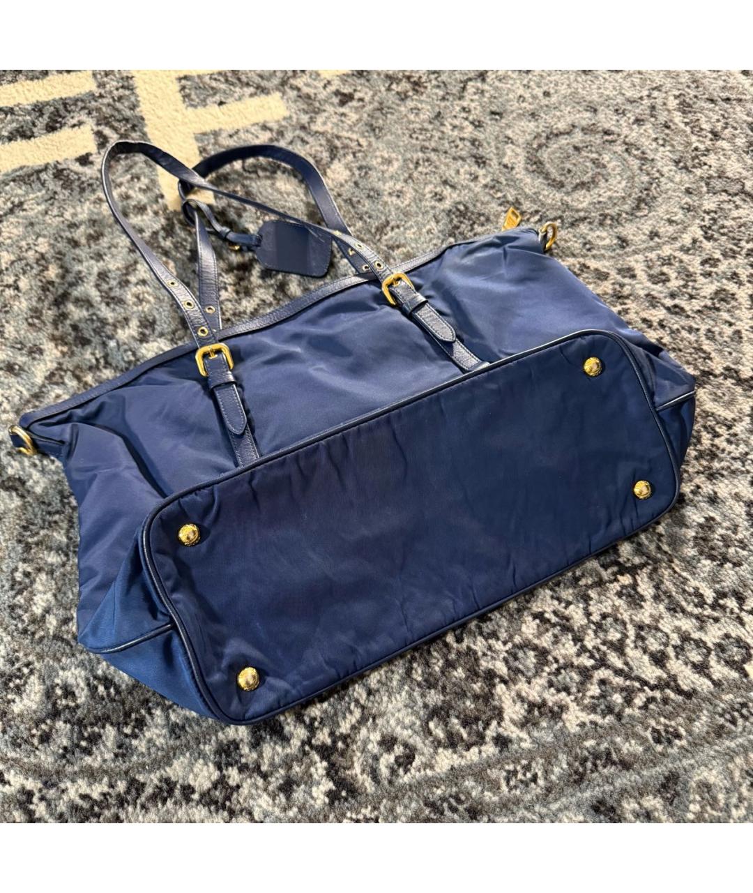 PRADA Синяя сумка через плечо, фото 3