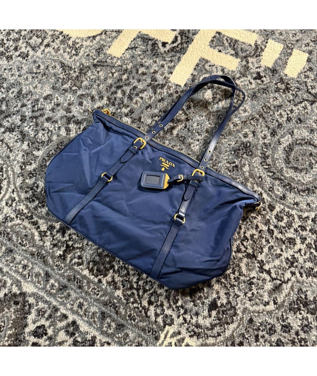 PRADA Синяя сумка через плечо, фото 2