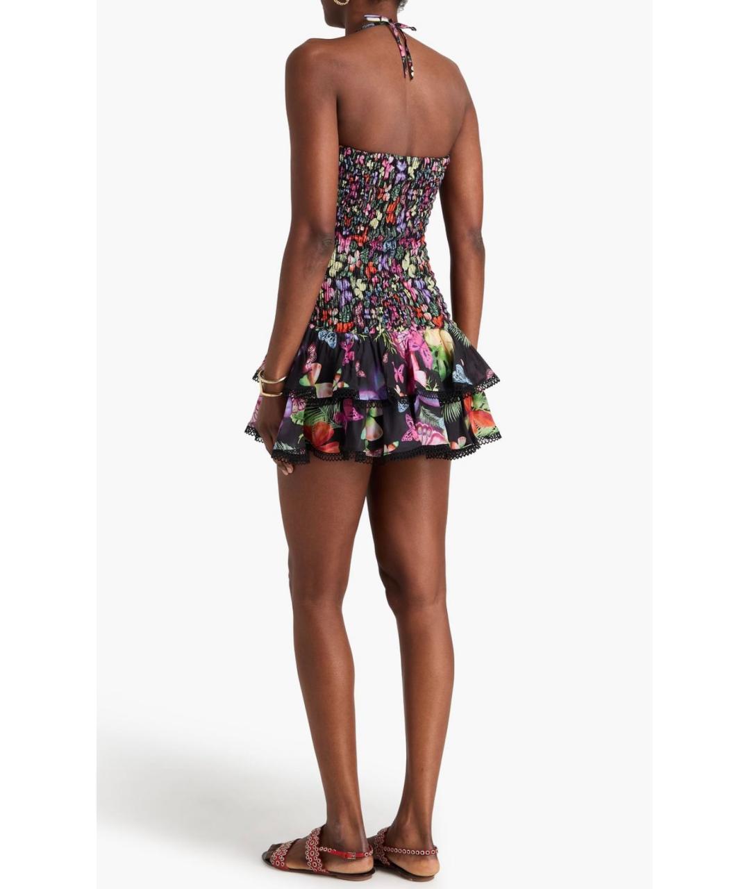 CHARO RUIZ Черный хлопковый сарафан, фото 3