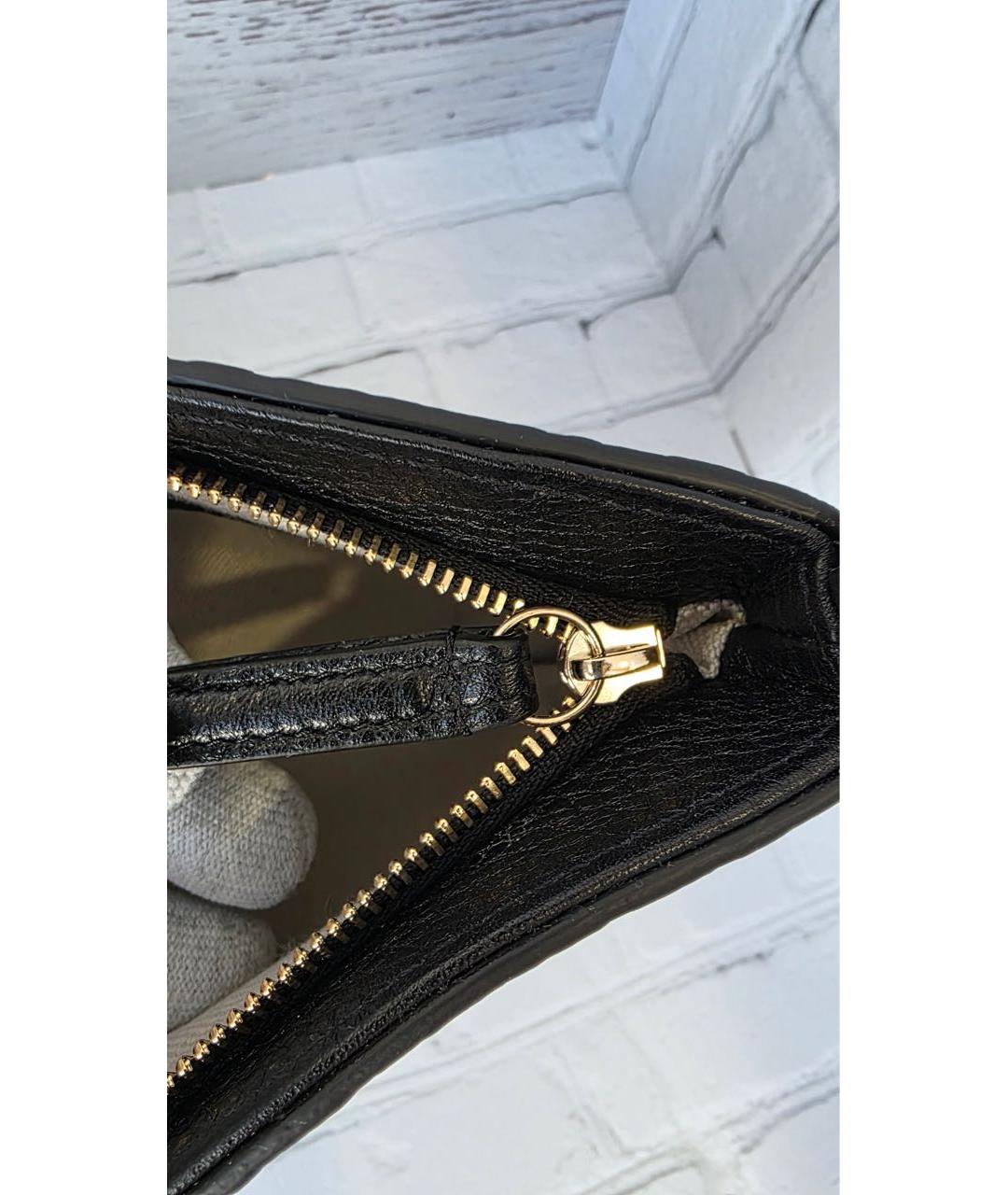 GUCCI Черная кожаная сумка с короткими ручками, фото 6