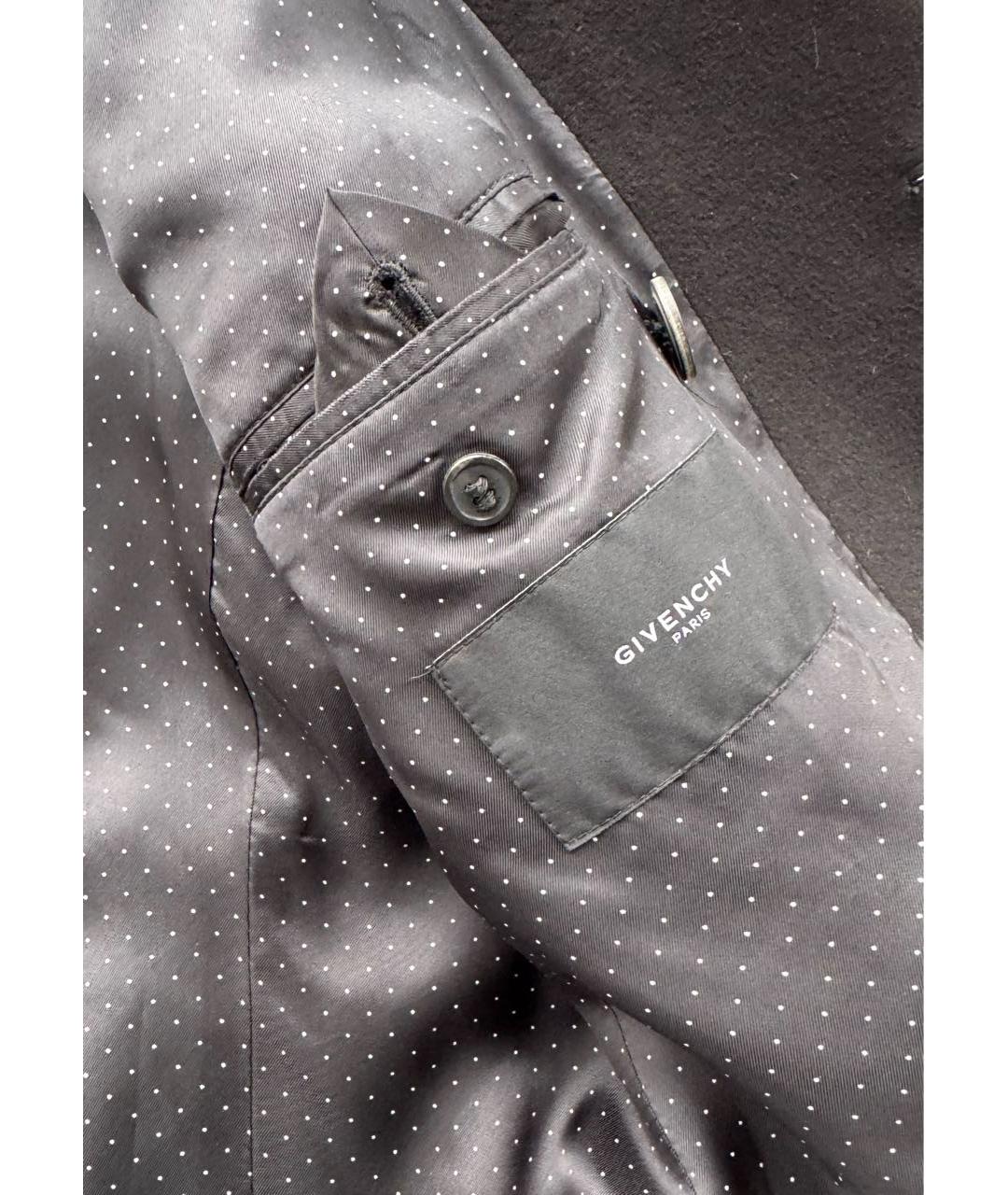 GIVENCHY Черное шерстяное пальто, фото 8