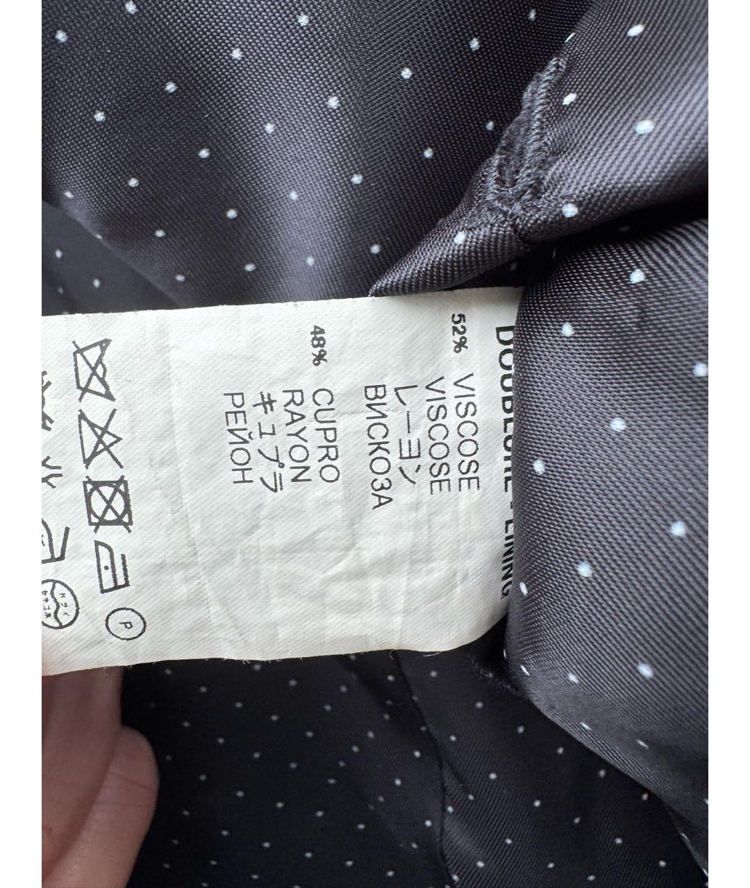 GIVENCHY Черное шерстяное пальто, фото 6