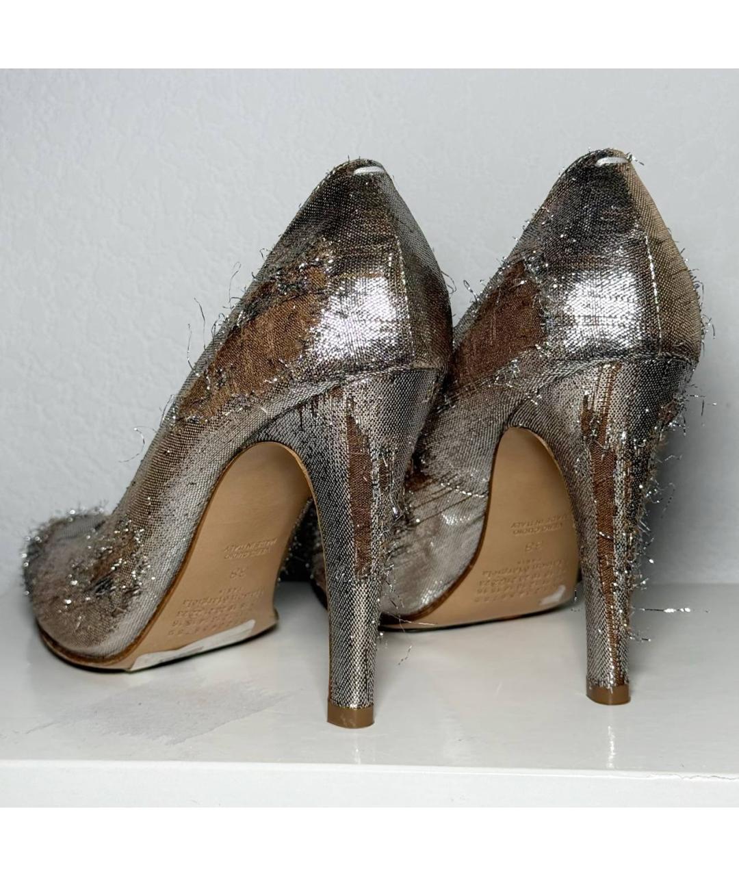 MAISON MARGIELA Серебряные туфли, фото 6