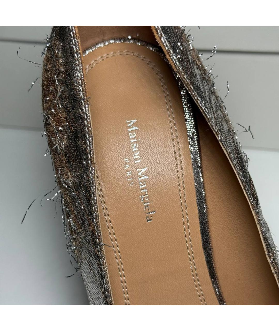 MAISON MARGIELA Серебряные туфли, фото 9