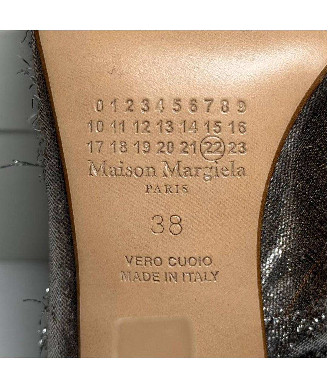 MAISON MARGIELA Серебряные туфли, фото 8