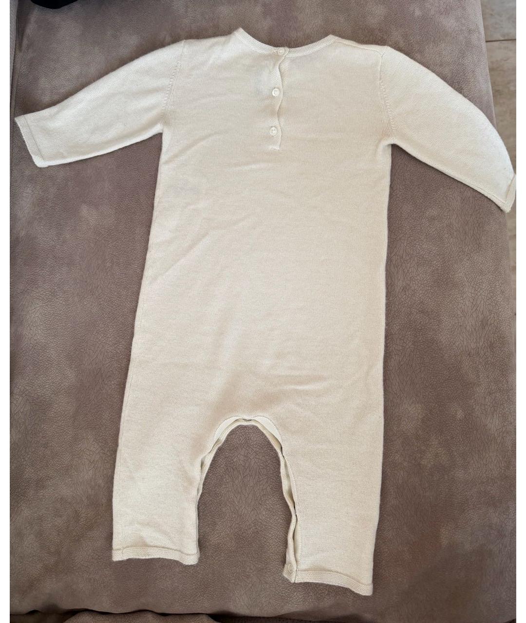 BONPOINT Белый кашемировый комбинезон, фото 2