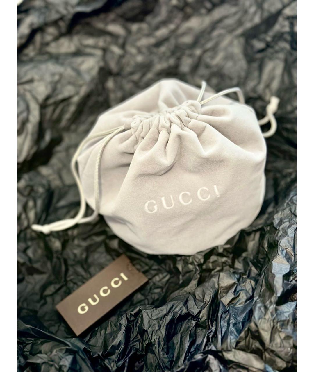 GUCCI Золотые латунные клипсы, фото 3