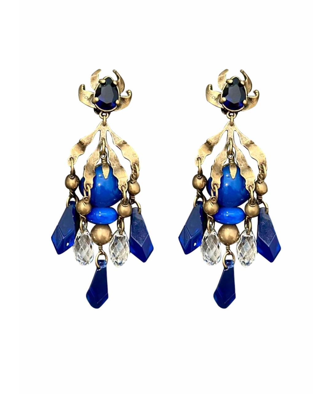 GUCCI Золотые латунные клипсы, фото 1